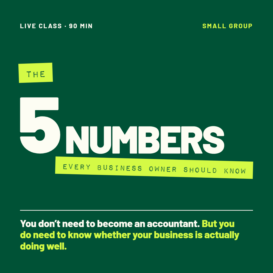 The 5 Numbers Every Business Owner Should Know